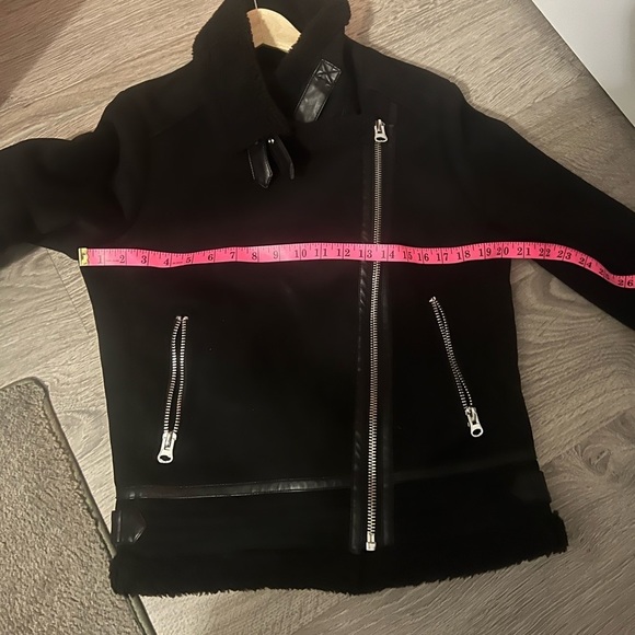FAUX Shearling moto jacket - Picture 7 of 7